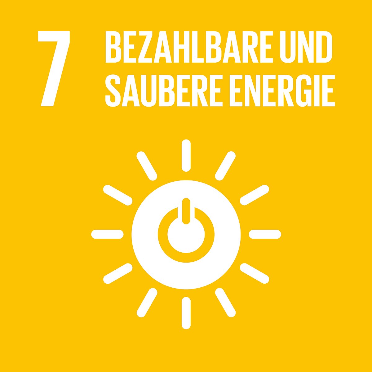 SDG - Bezahlbare und saubere Energie