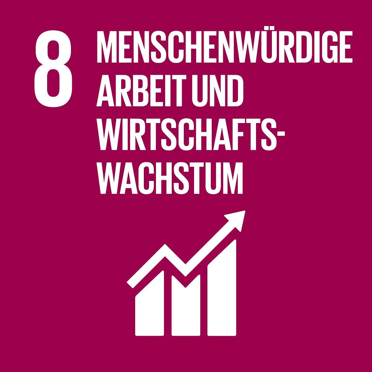 SDG - Menschenwürdige Arbeit und Wirschaftswachstum