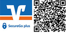 Service-Apps QR-Code für VR SecureGo plus App